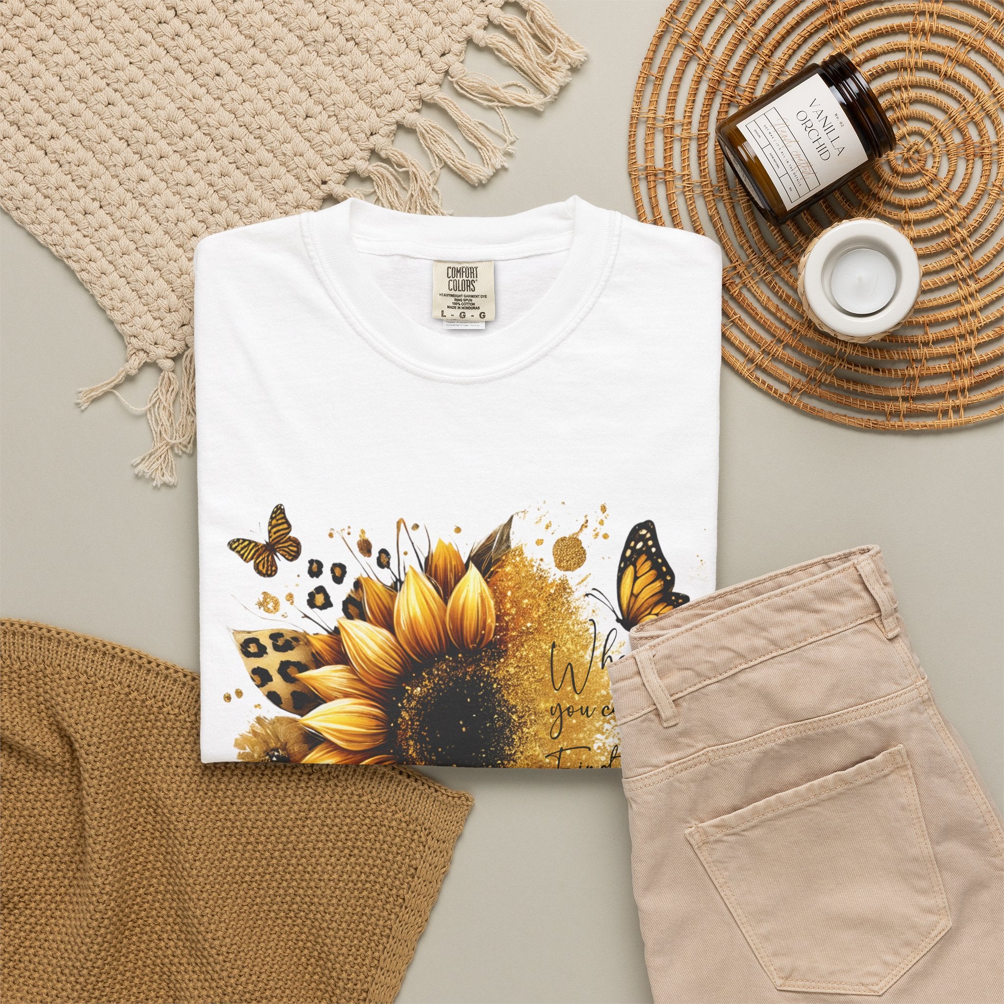 Sunflower & Butterflies “You Are My Sunshine” T-Shirt